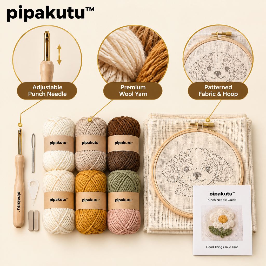 pipakutu™ LoopArt Punch Needle Kit