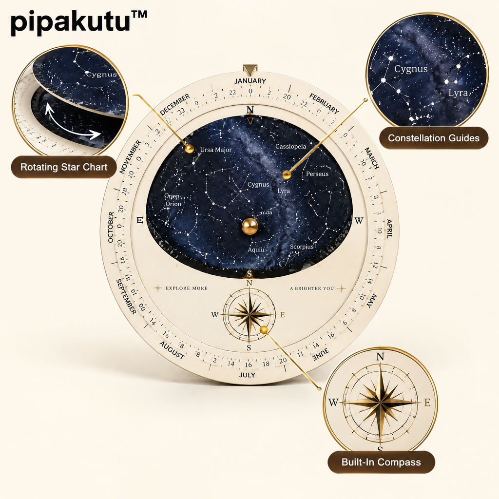 pipakutu™ StarWheel Night Sky Finder