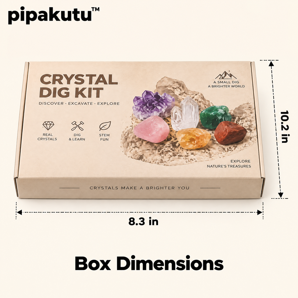 pipakutu™ GeoQuest Crystal Discovery Kit