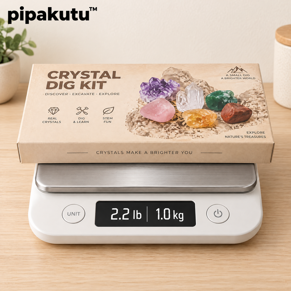 pipakutu™ GeoQuest Crystal Discovery Kit