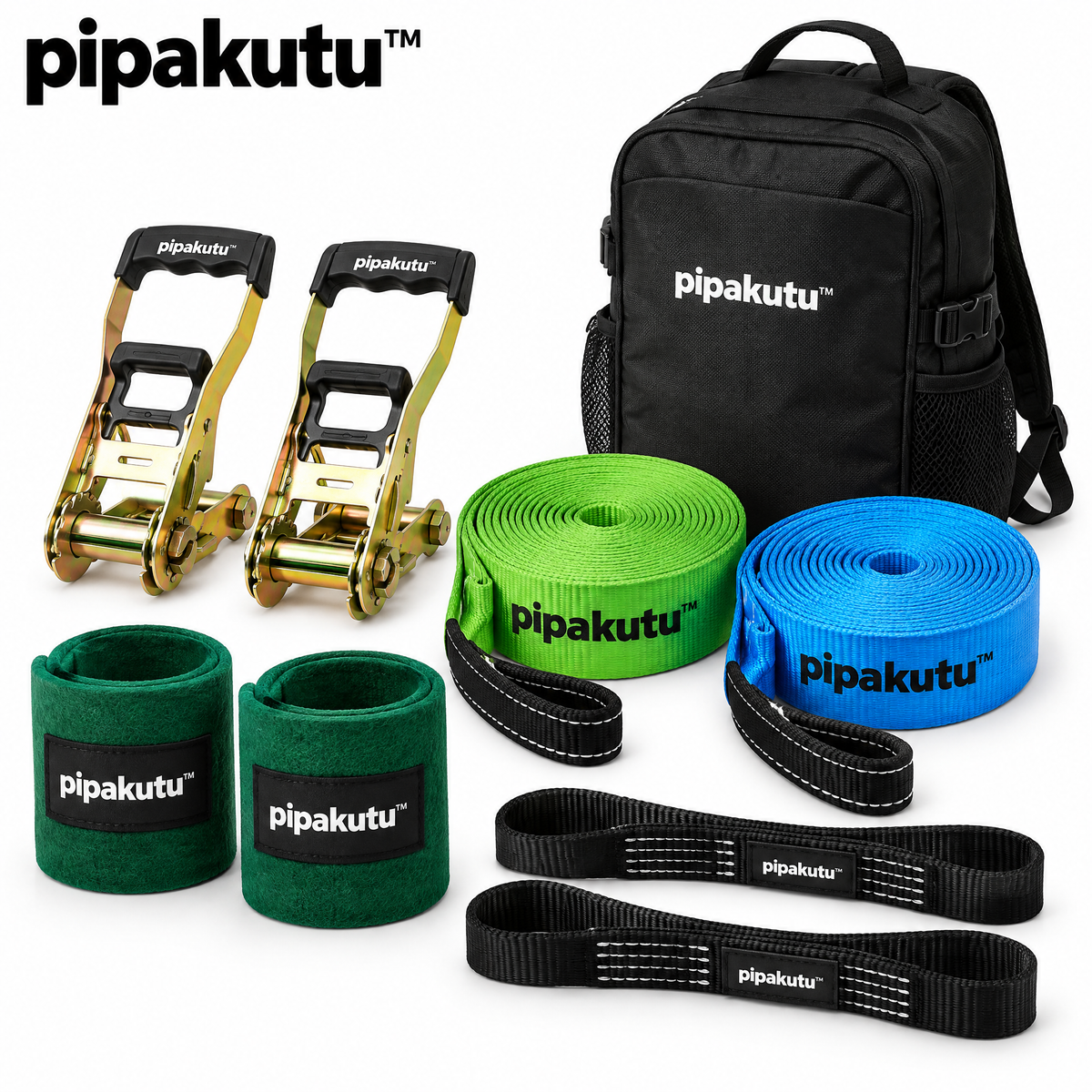 pipakutu™ BalanceTrail Slackline Set