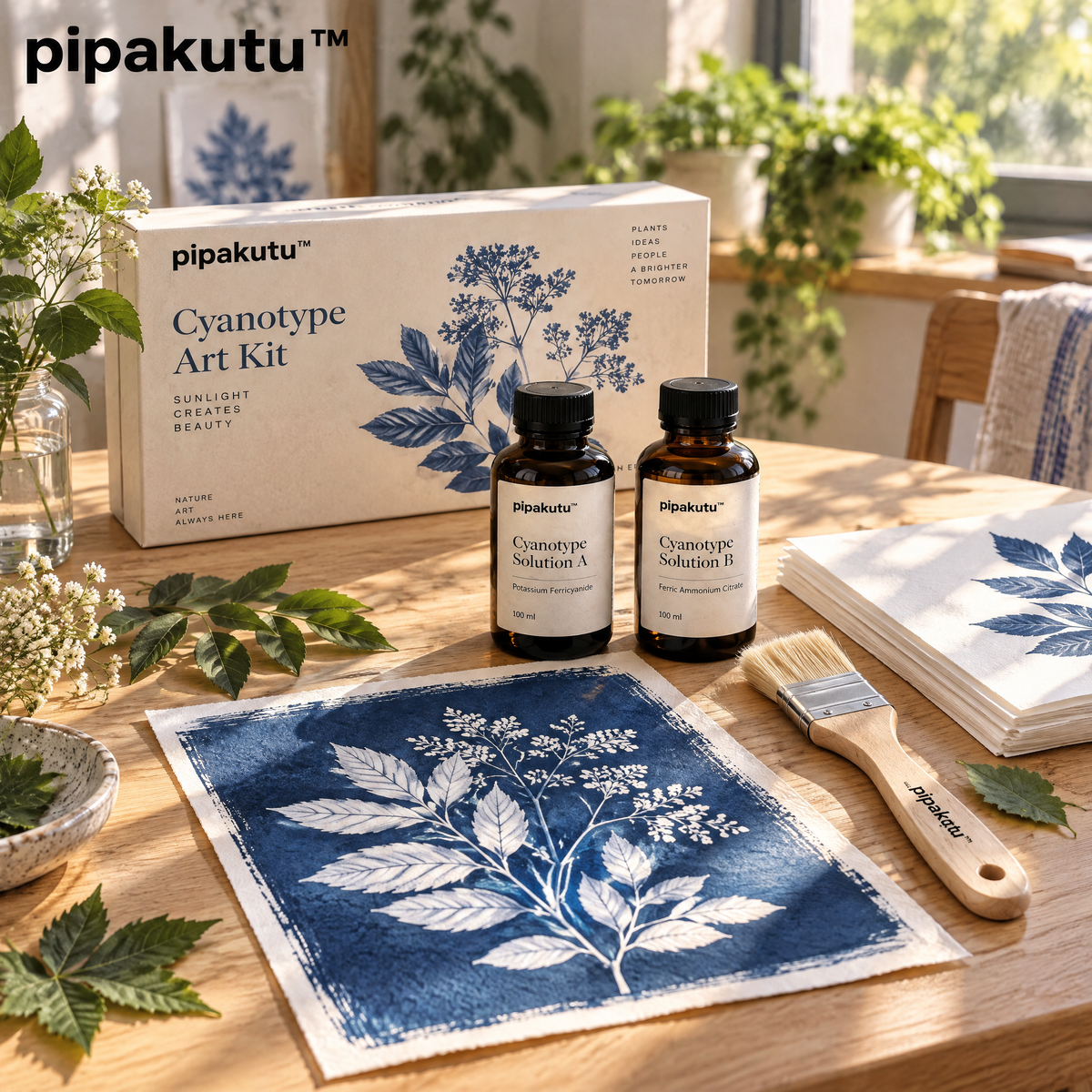 pipakutu™ SunTrace Cyanotype Art Kit