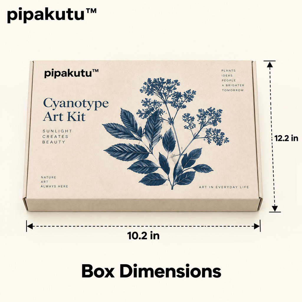 pipakutu™ SunTrace Cyanotype Art Kit