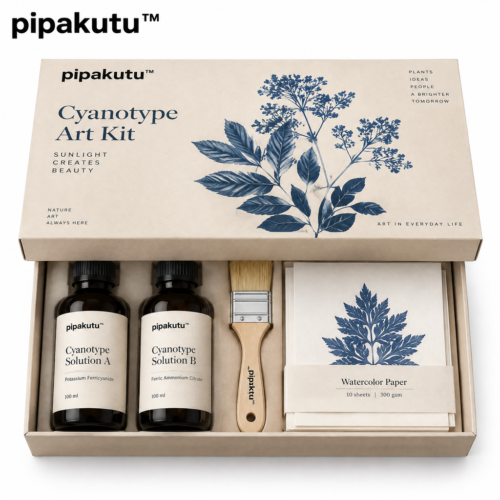 pipakutu™ SunTrace Cyanotype Art Kit