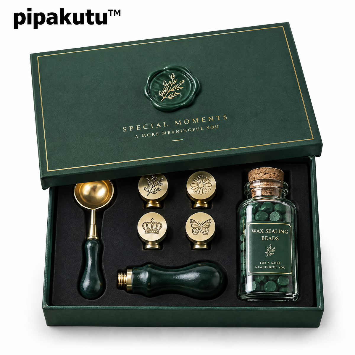 pipakutu™ LetterMuse Wax Seal Set