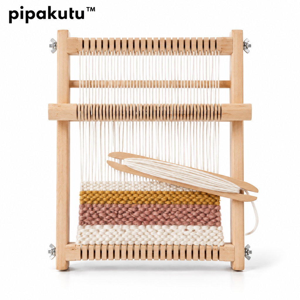 pipakutu™ ThreadNest Mini Weaving Loom