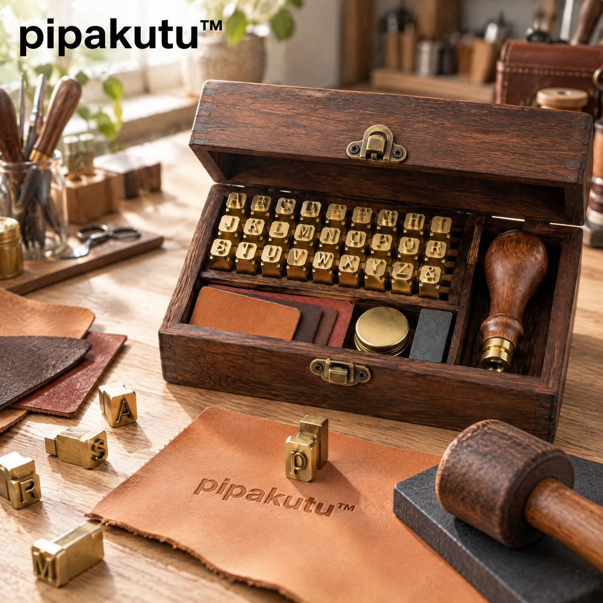 pipakutu™ MarkForge Leather Stamp Kit