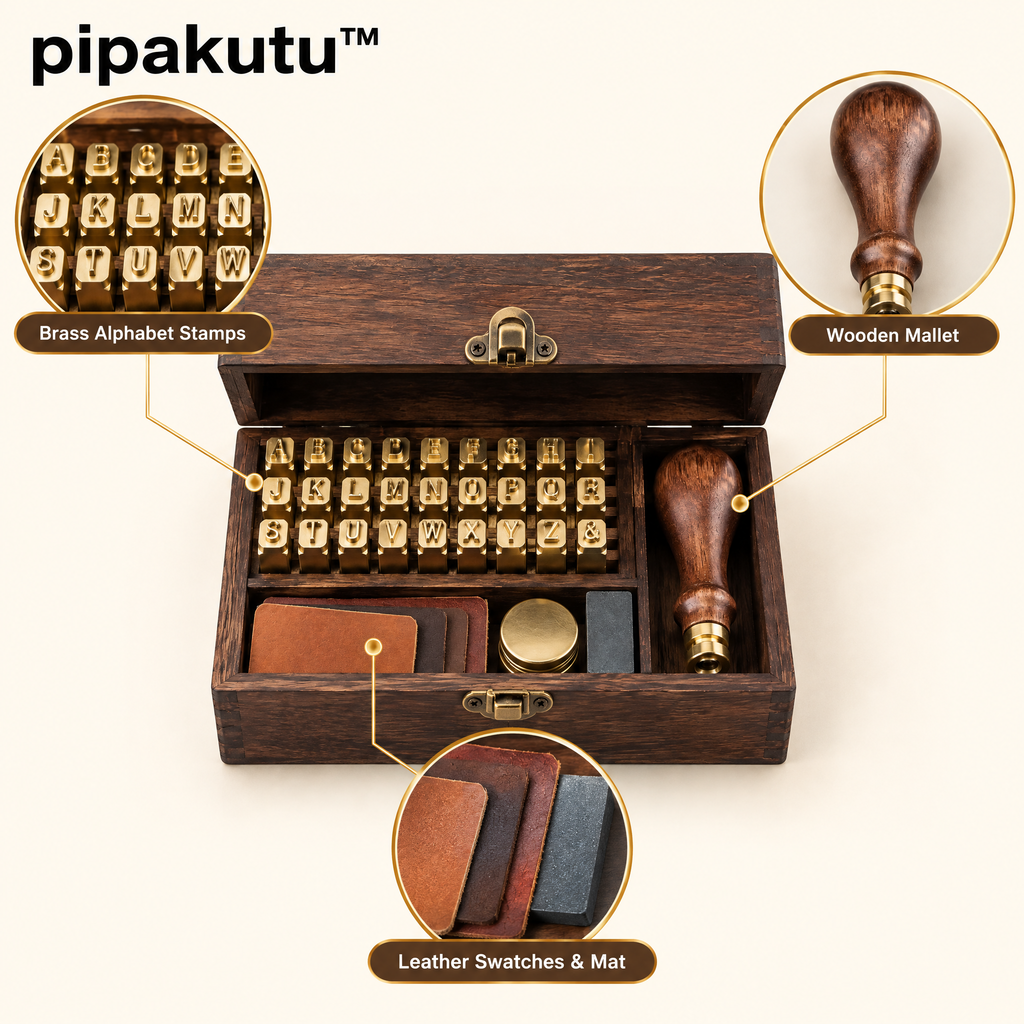 pipakutu™ MarkForge Leather Stamp Kit