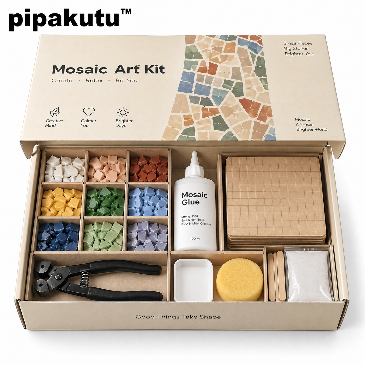 pipakutu™ MosaicJoy Tile Art Kit