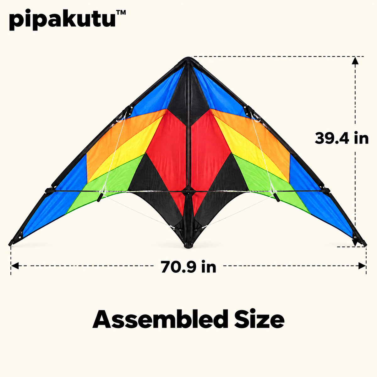pipakutu™ SkyDancer Dual-Line Kite
